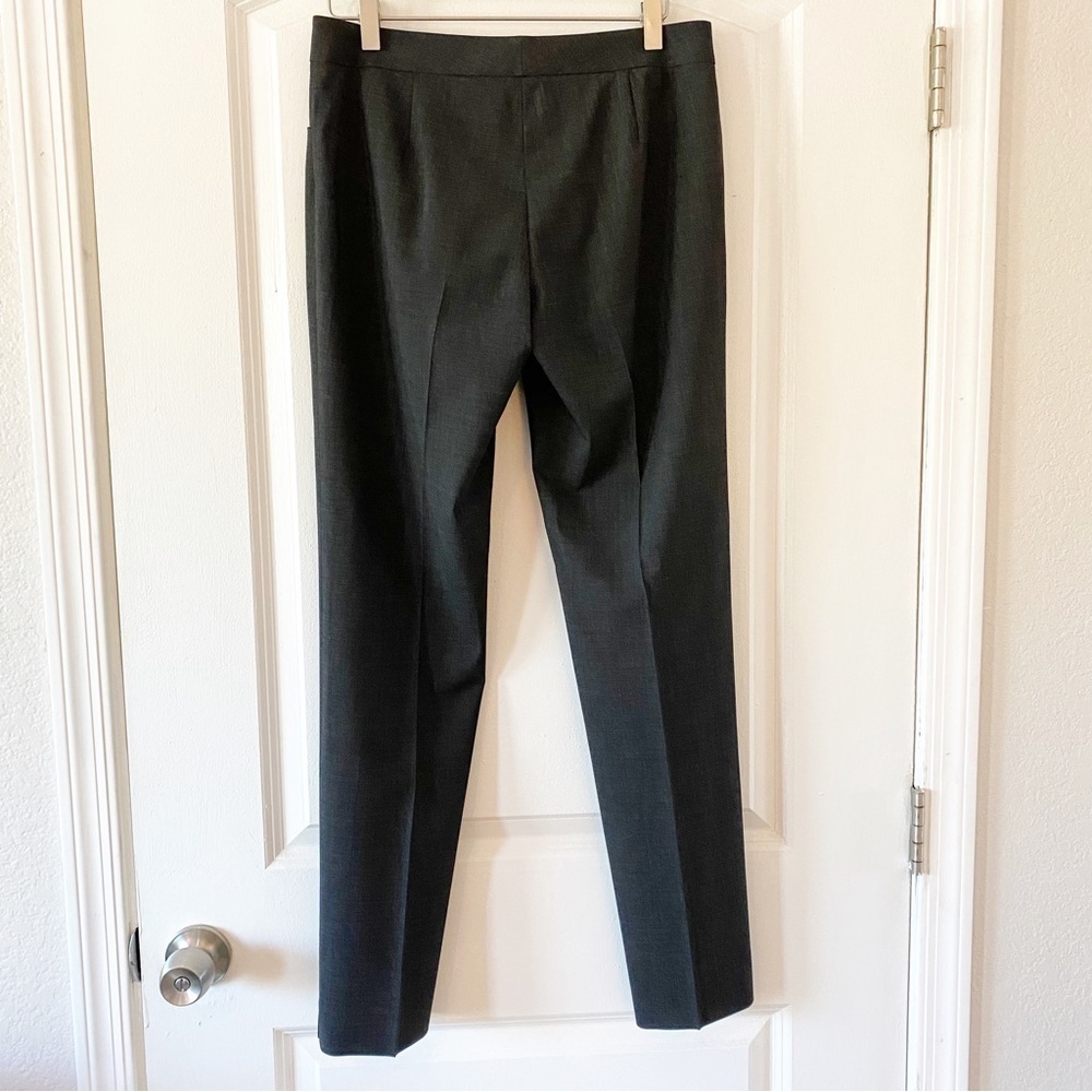 LAFAYETTE 148 Gray Wool Blend Trousers Size 0 Career - Picture 6 of 9